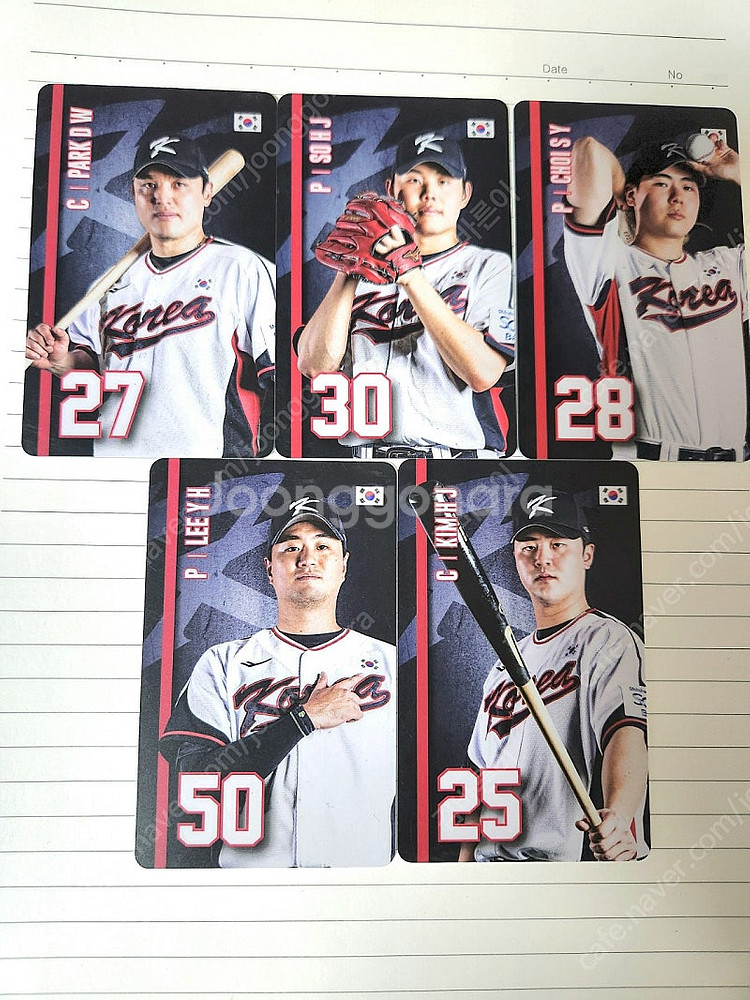 KBO 프리미엄12 국가대표 포토카드--0
