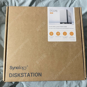 시놀로지 DS220j NAS, synology, hdd 2테라 2개 포함