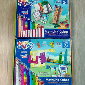 넘버블럭스 Numberblocks MathLink Cubes 1-10, 11-20 활동 세트