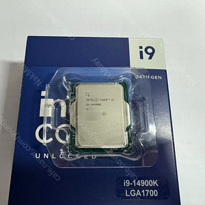 인텔 intel 14900K 판매 개봉후 사용시간 1시간 운포 53만원