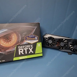 기가바이트 RTX3070 TI 8GB 게이밍 풀박스 판매