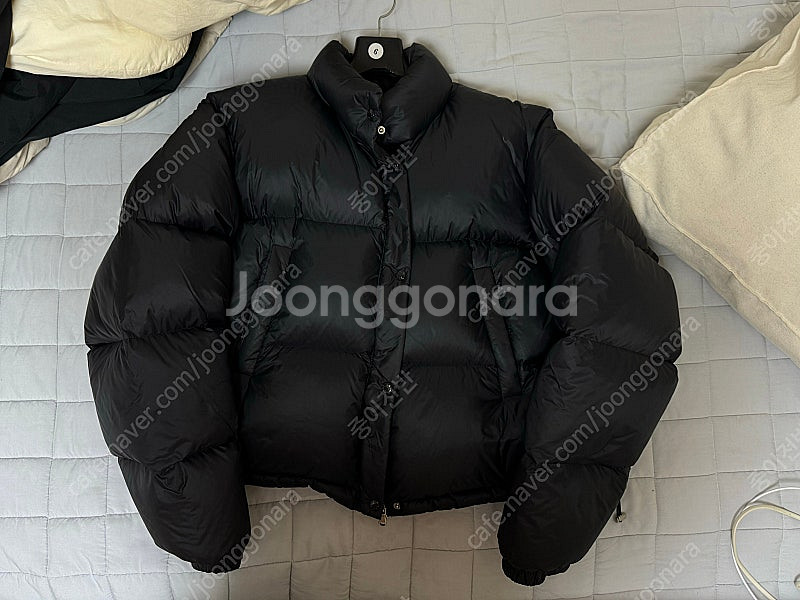 엔조블루스 숏 패딩 자켓 블랙--0