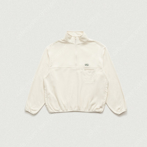 더바넷 Ivory Lapland Fleece Half-Zip Pullover 새상품 / 아이보리