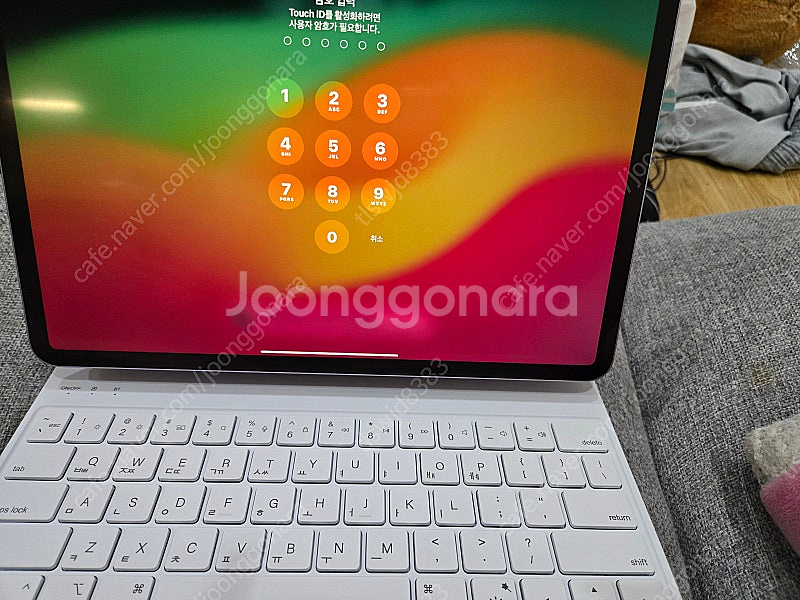 아이패드 에어 13 m2 퍼플 애플펜슬 프로 키보드케이...--1