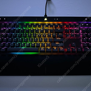 공방풀윤활 커세어 K70 MAX RGB MGX 게이밍키보드 팝니다