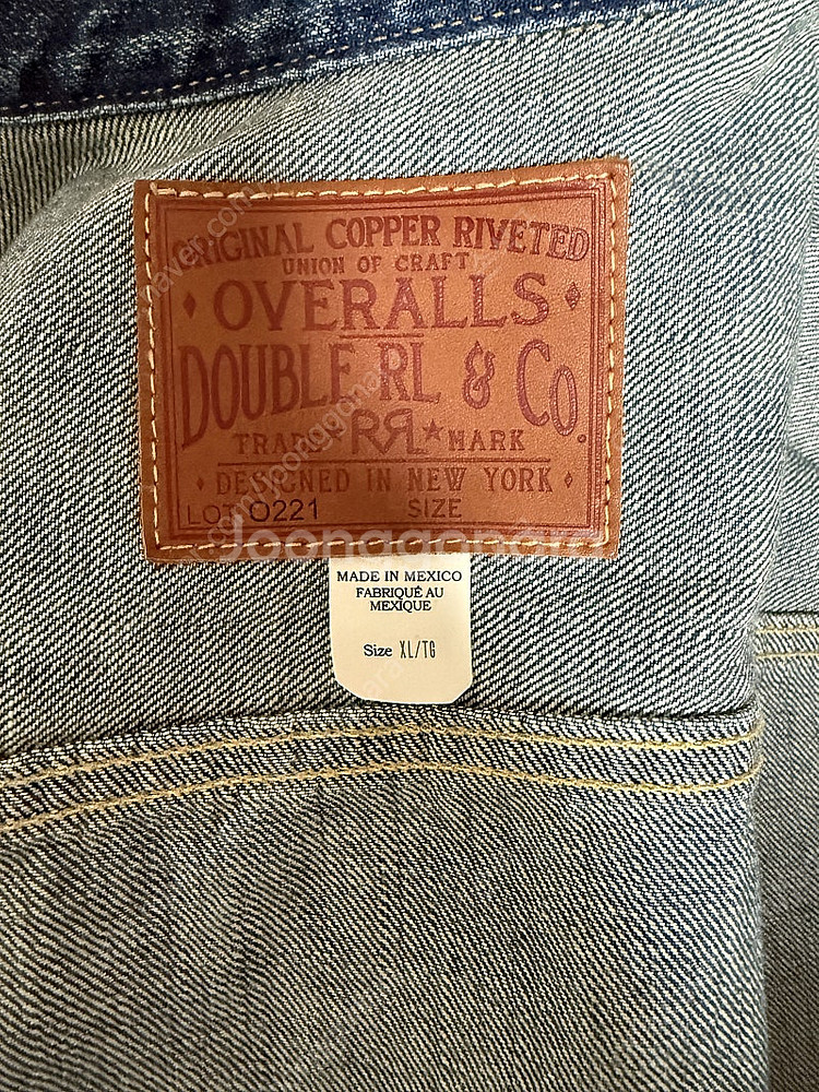 RRL 더블알엘 TYPE 2 트러커 셀비지 데님 자켓--4