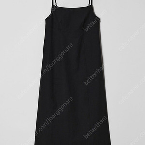 르누이 Estelle A line camisole dress (Black) 원피스 블랙 새상품 s사이즈