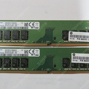 삼성 8g ddr4 메모리 2장 단위로 팝니다