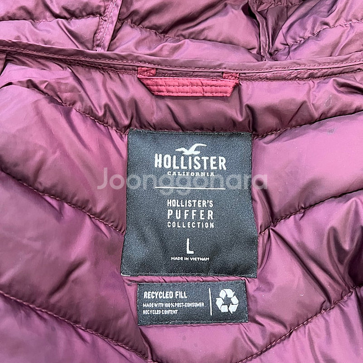 L) 홀리스터 롱패딩점퍼 아베크롬비 아메리칸이글 빈폴 헤지스--5