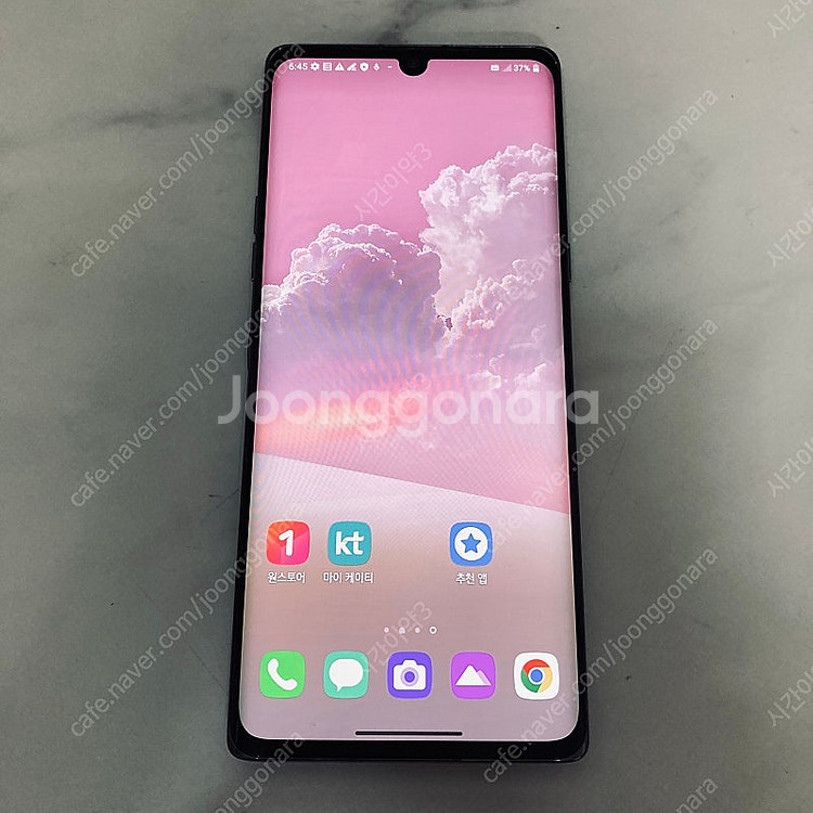 LG G9 벨벳 블랙 128기가 액정S급! 매우깨끗! ...--0