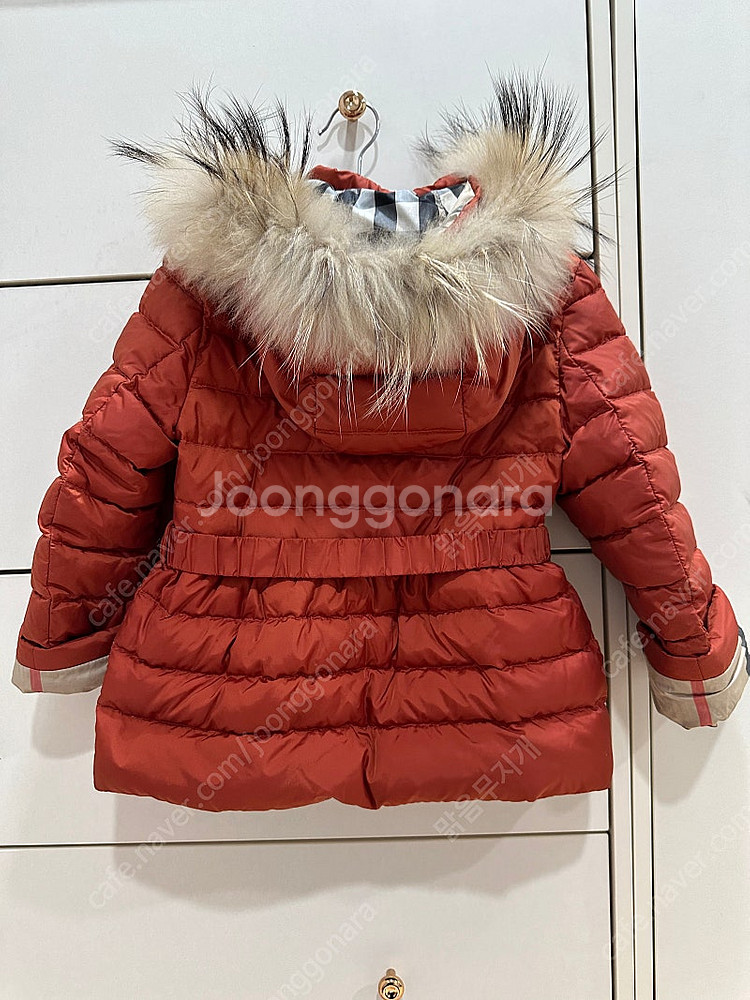 버버리 리본패딩 6y--3