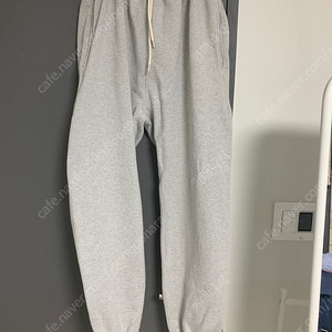 아웃스탠딩 REVERSE HEAVY SWEAT PANTS_3%MELANGE GRAY L사이즈 팝니다