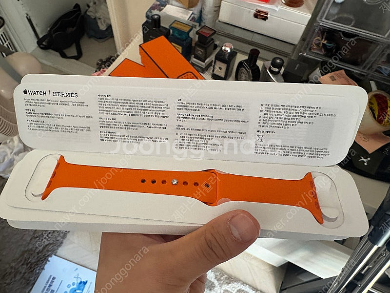 애플워치 10 에르메스 스포츠밴드 오랑쥬 46mm--1