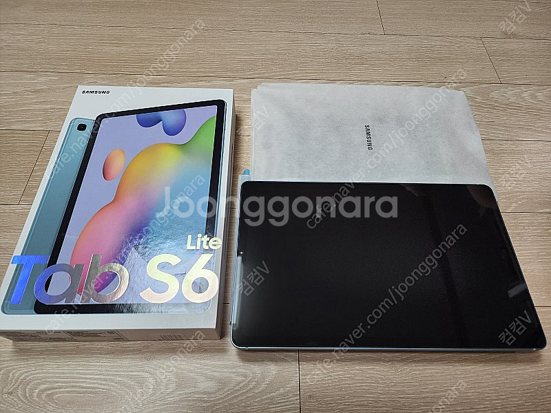 갤럭시탭 S6 Lite LTE/WiFi 망고라 블루 6...--0