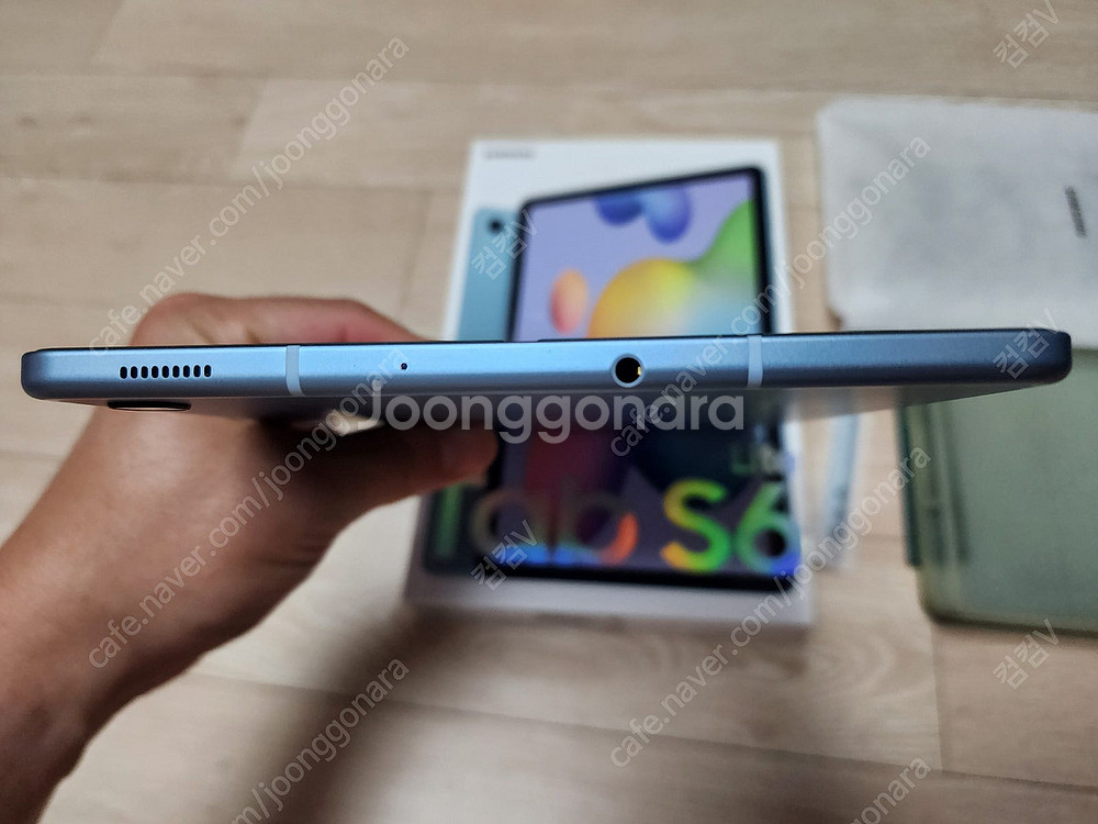 갤럭시탭 S6 Lite LTE/WiFi 망고라 블루 6...--3