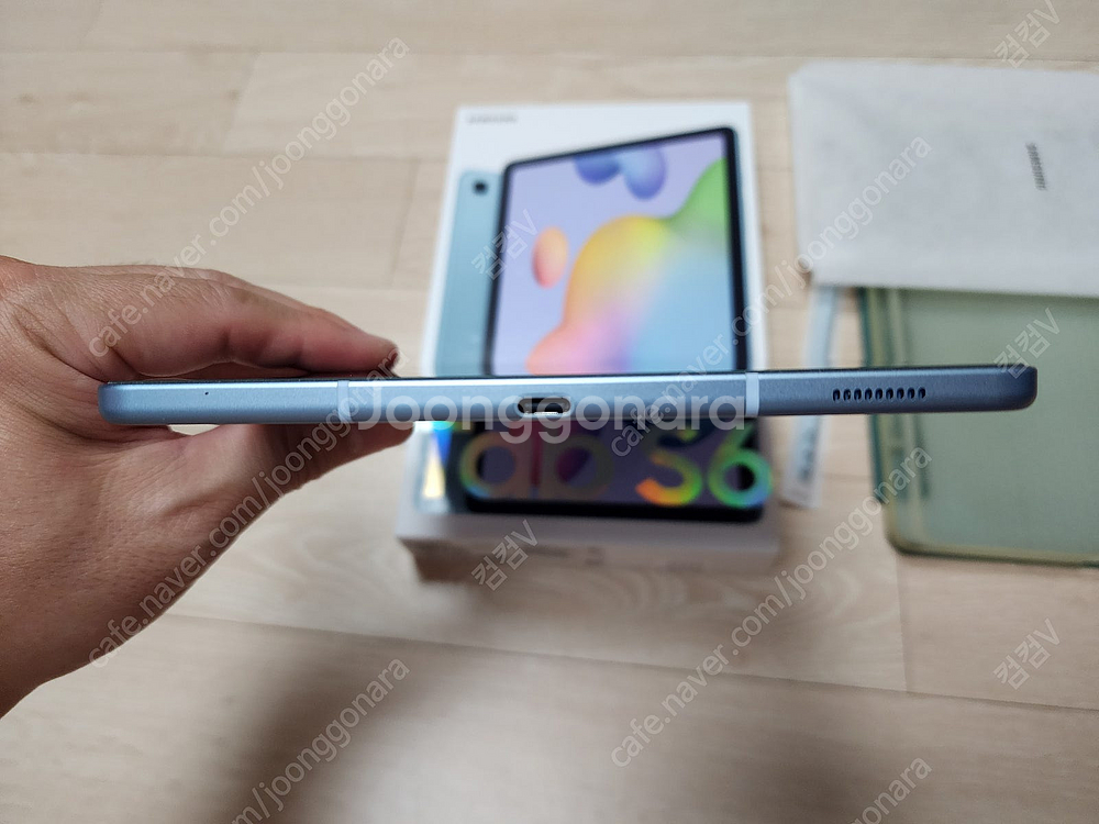 갤럭시탭 S6 Lite LTE/WiFi 망고라 블루 6...--5