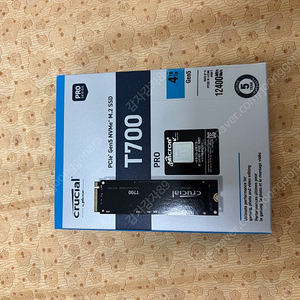 마이크론 Crucial T700 M.2 NVMe 대원씨티에스 (4TB)