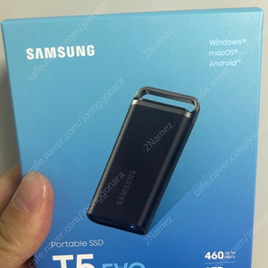 [미개봉 새제품] 파격가격으로 팔아요 삼성 포터블 ssd t5 evo 8tb (대용량 이동식 SSD 디스크)