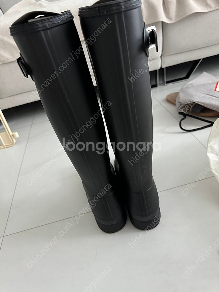 헌터 폴더블 톨 레인부츠 250 UK6 판매합니다--4