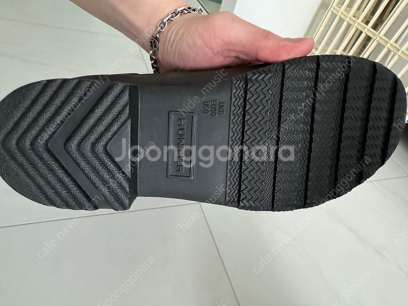 헌터 폴더블 톨 레인부츠 250 UK6 판매합니다--5