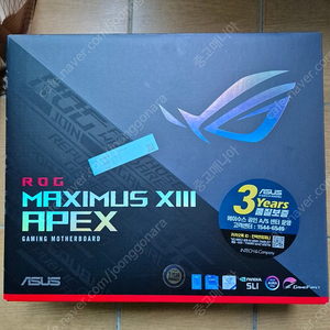 Rog maximus XIII apex z590. 미사용신품