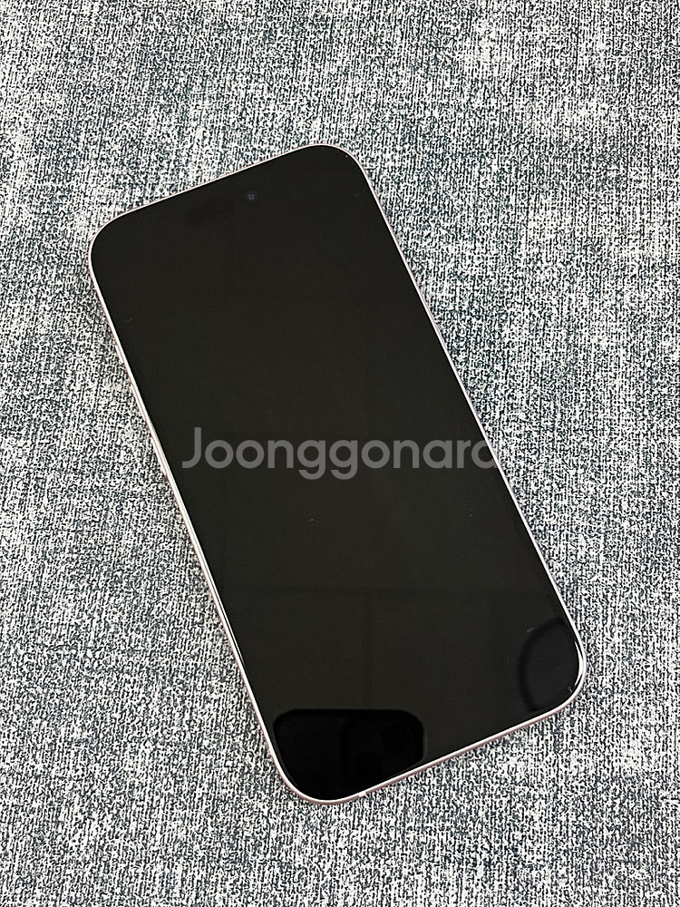 (자급제) 아이폰15 128G 핑크 배터리 96% 외관...--2