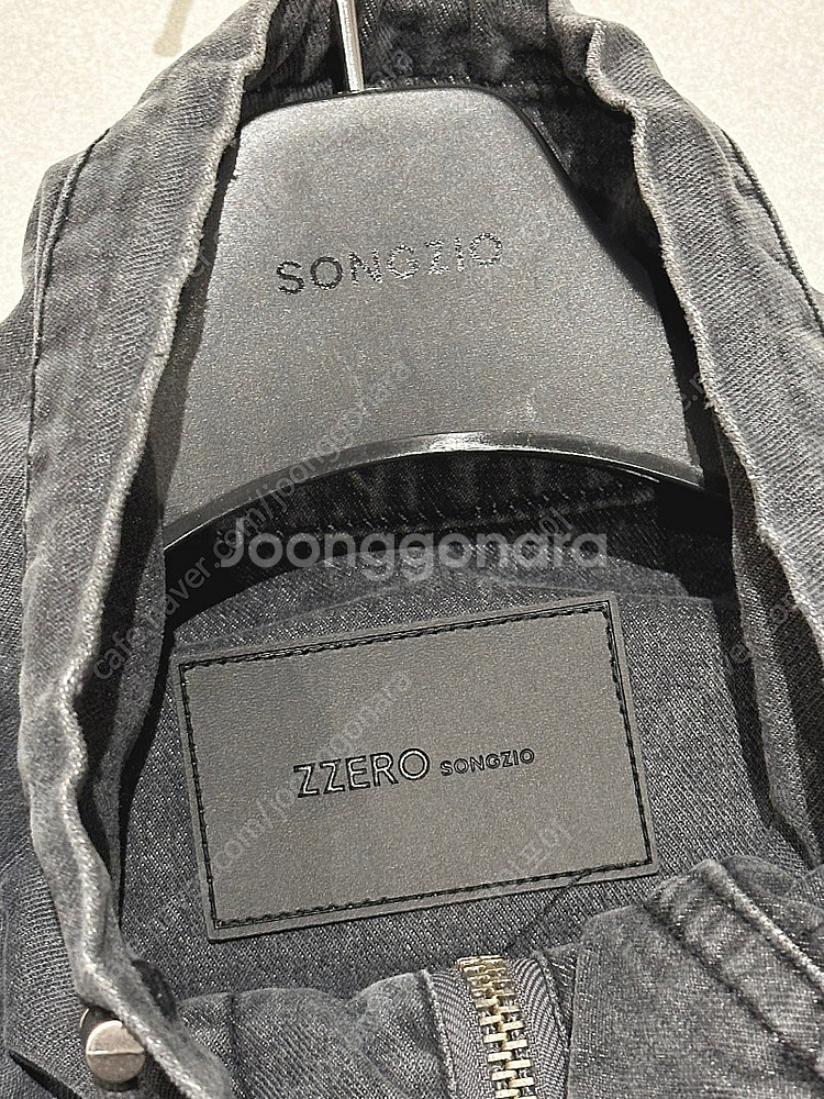 송지오옴므 지제로 데님 점퍼 오버핏 S사이즈--3