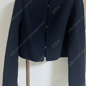 모이아 핸드메이드 크롭자켓 handmade crop jacket (black)