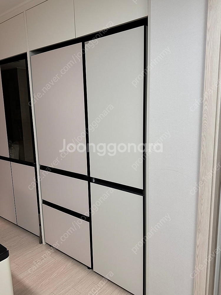 LG 오브제 키친핏 화이트 냉장고장 2년 미만 사용--0