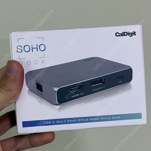 칼디짓 Caldigit 소호독 SOHO Dock 1회 사용품 팝니다.