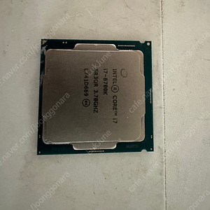 인텔 i7-8700K CPU 단품