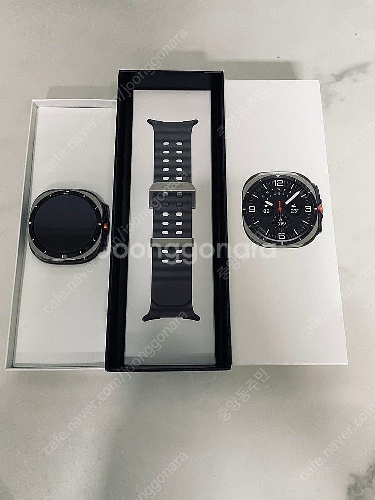 갤럭시 워치7울트라 실버 47MM 단순개봉새거 48만원...--5