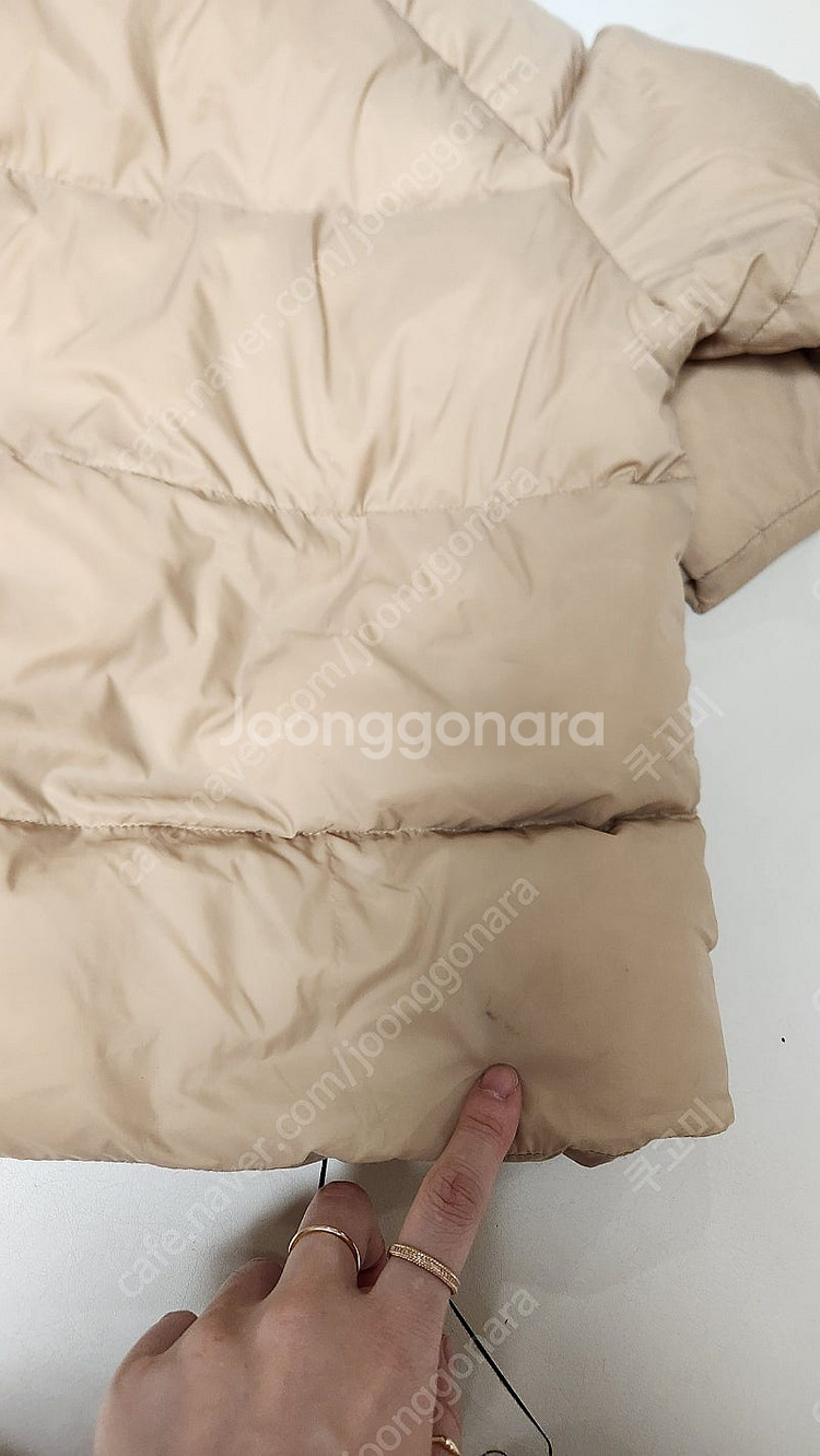 느릿 숏 구스다운 패딩 M--3