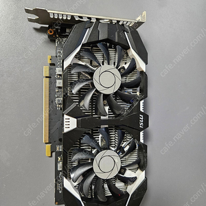 그래픽카드 MSI 1050 TI 4G