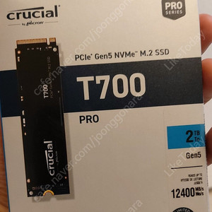 Crucial T700 2TB Gen5 NVMe M.2 SSD 미개봉 새상품 팝니다