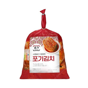 종가 포기김치 5kg