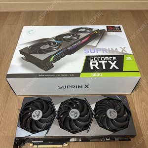 MSI RTX3080 슈프림(SUPRIM) 판매합니다.