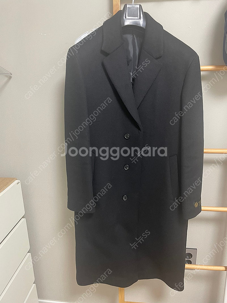 마인드 브릿지 캐시미어 남성 코트 (블랙 95사이즈)--0