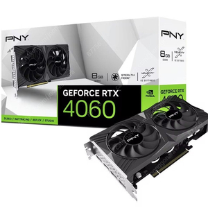 PNY 지포스 RTX 4060 VERTO D6 8GB Dual 마이크로닉스 미개봉 새제품 팝니다.