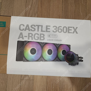 DEEPCOOL CASTLE 360EX ARGB 블랙 수냉쿨러