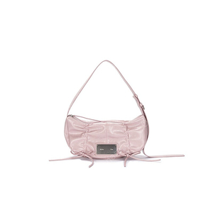 [마뗑킴]가방 HALF SHIRRING RIBBON ROUND BAG IN PINK MK2411BG002MPK(새상품/택배비 포함)