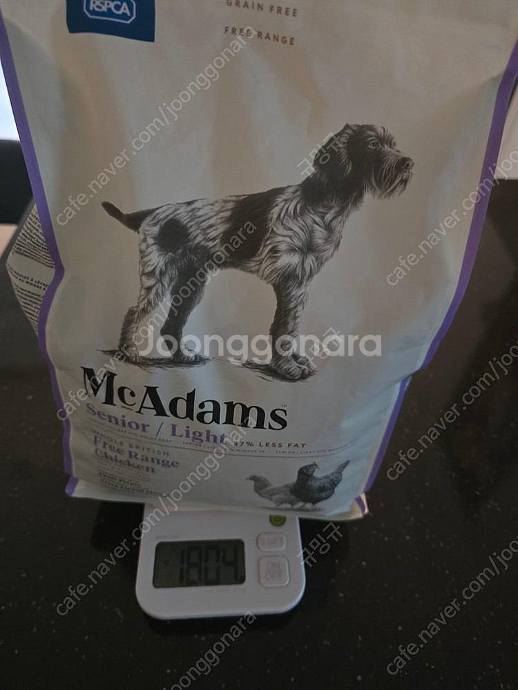 맥아담스 시니어 라이트 강아지 사료--0
