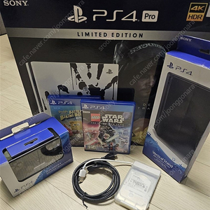 PS4pro 7218 리미티드 에디션 SSD, 추가듀속, 정품스탠드, 타이틀외