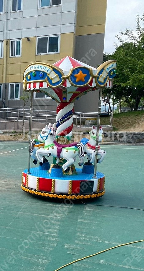 회전목마,회전그네,회전컵 놀이기구 대여 및 중고판매(백...--0