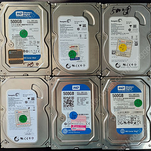 중고 HDD 500G 최저가 판매 합니다~~