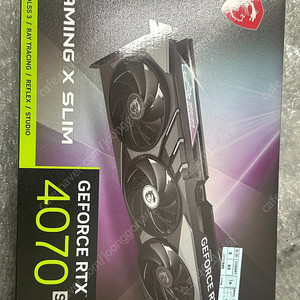 MSI RTX 4070 SUPER 게이밍 X 슬림 12GB 판매