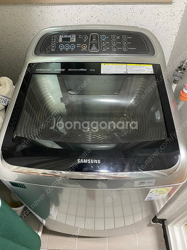 삼성 워블 세탁기 15kg 팝니다--1