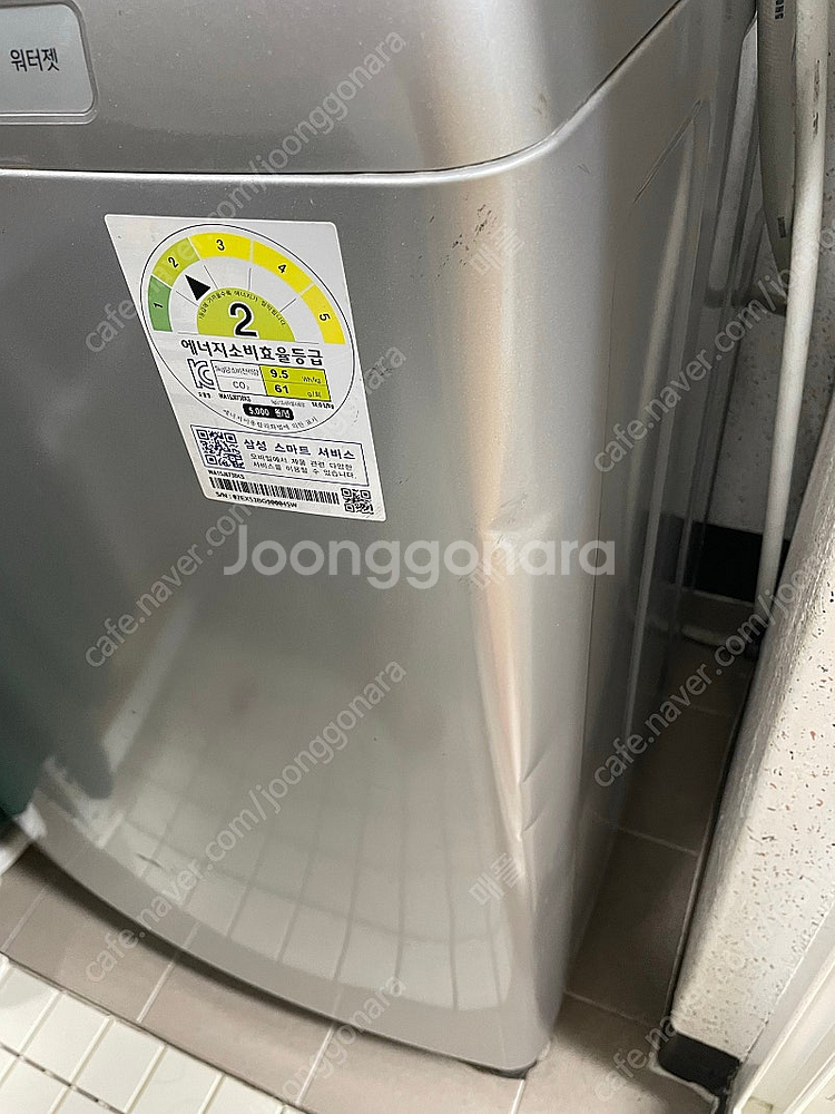 삼성 워블 세탁기 15kg 팝니다--3