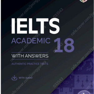 캠브리지 18 아이엘츠 교재 IELTS 18 Academic Student's Book with Answers (with Audio with Resource Bank)