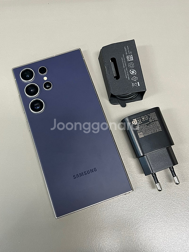 갤럭시S24울트라 퍼플 512G SSS급 단말기 실사용...--1
